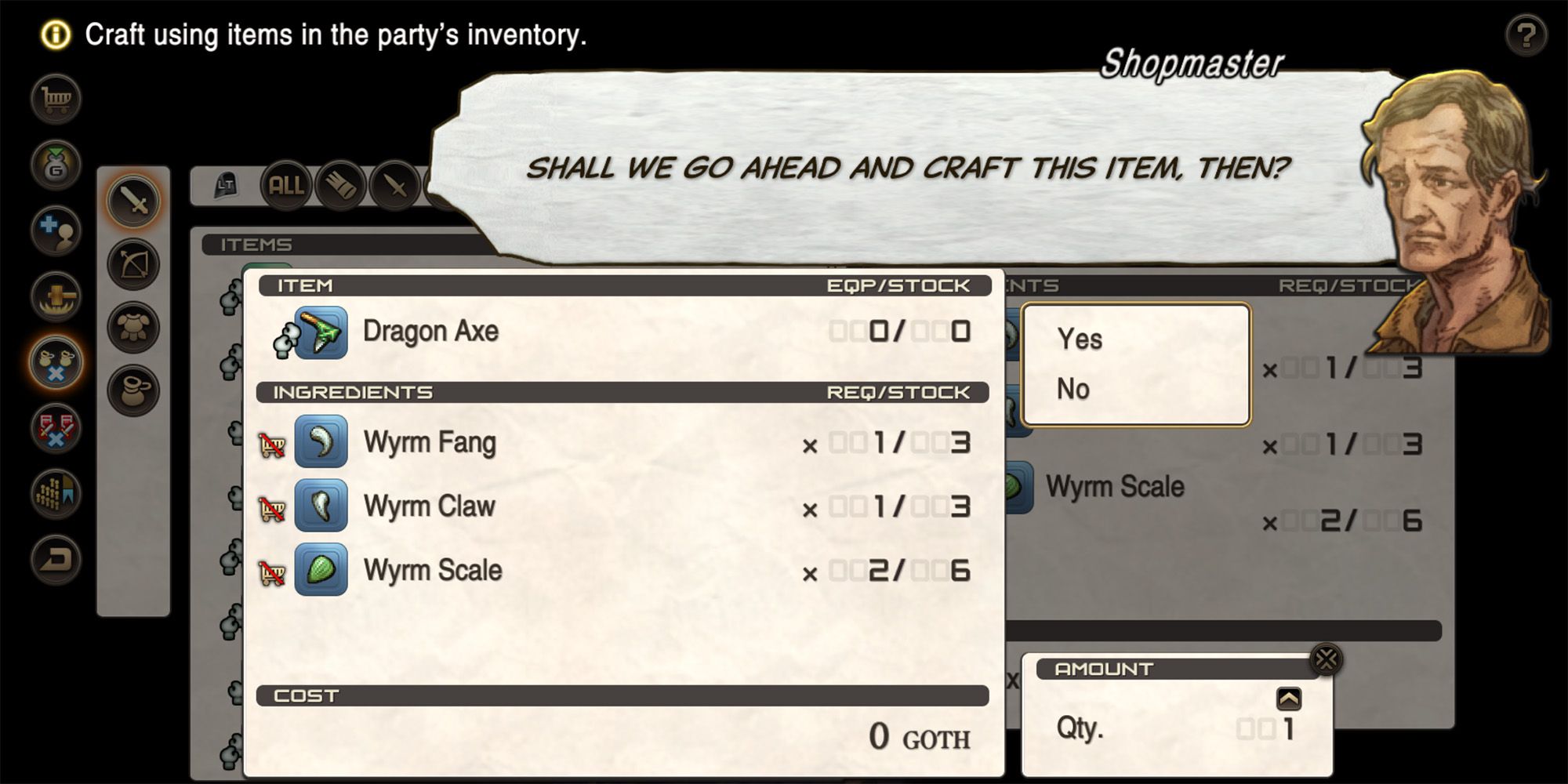 Tactics Ogre Reborn How To Find All Crafting Recipes