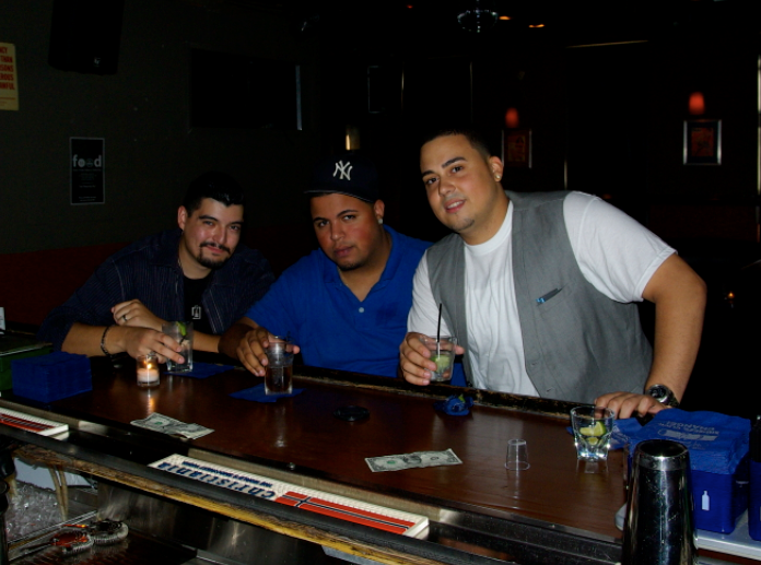 DualShockers Getting Loose Before the Event (from left to right) Al Zamora, Yaris Gutierrez, and Joel Taveras