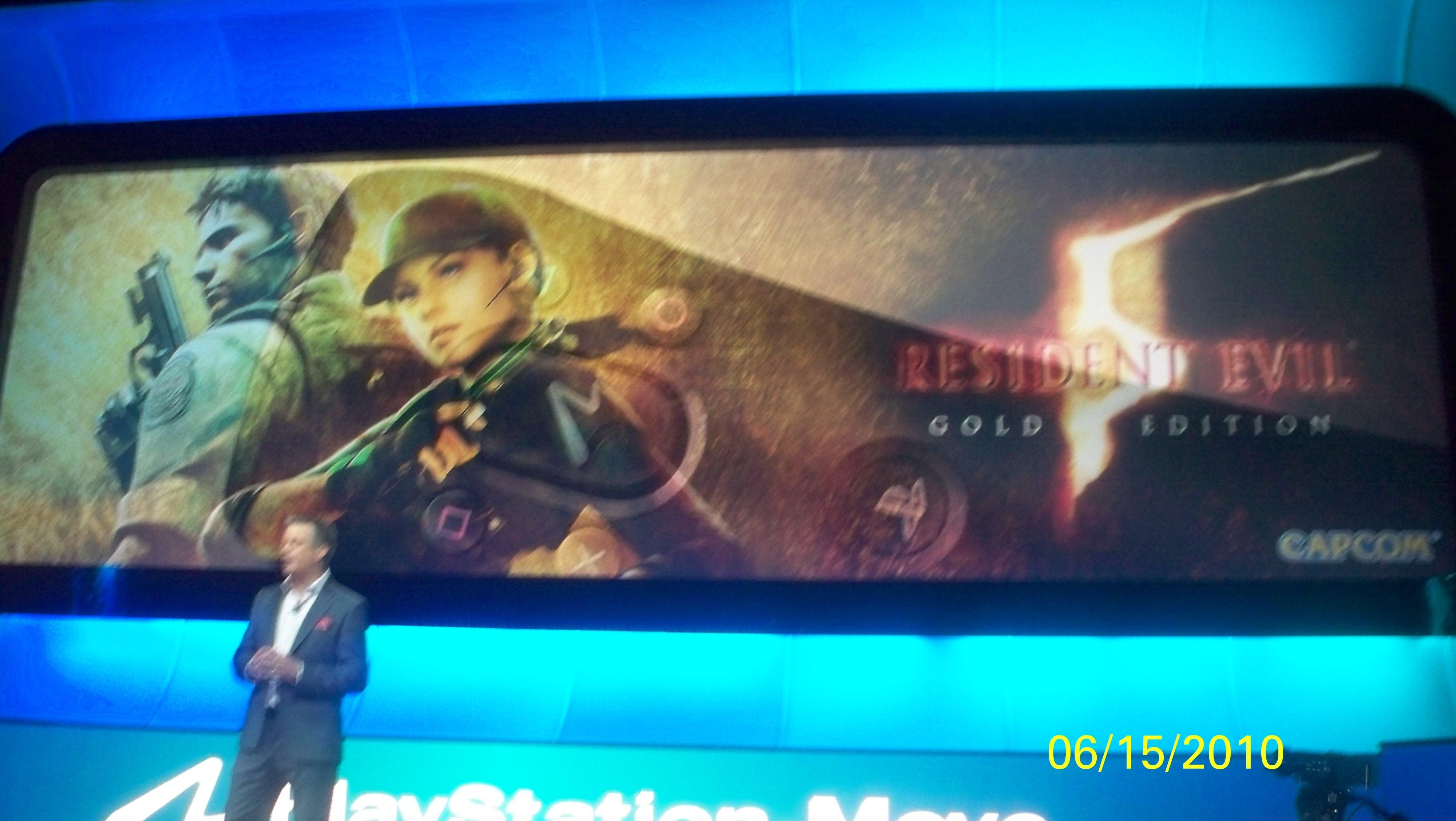 Resident Evil Gold PlayStation Move Screen