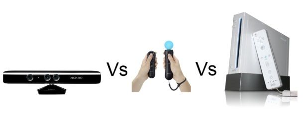 Kinect VS Move VS Wii