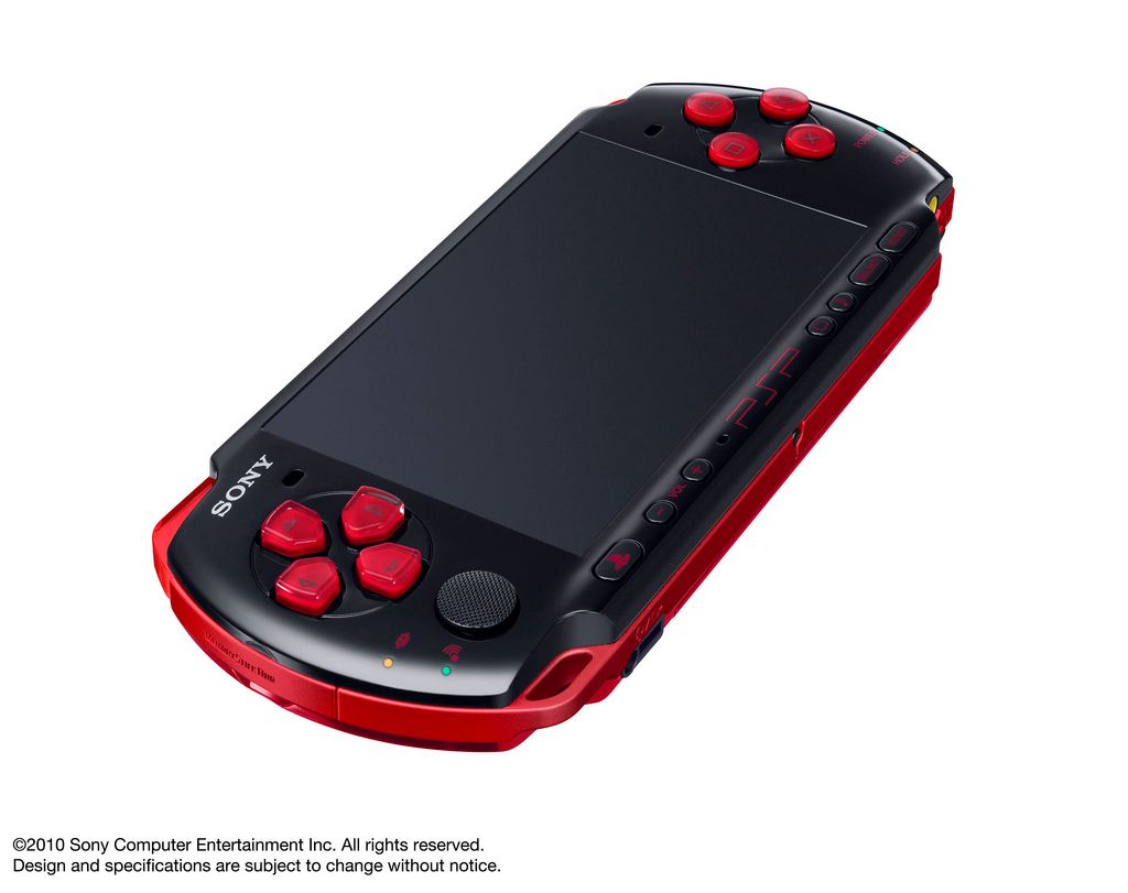 PSP 3000 Limited Edition God Of store War in Black/Red