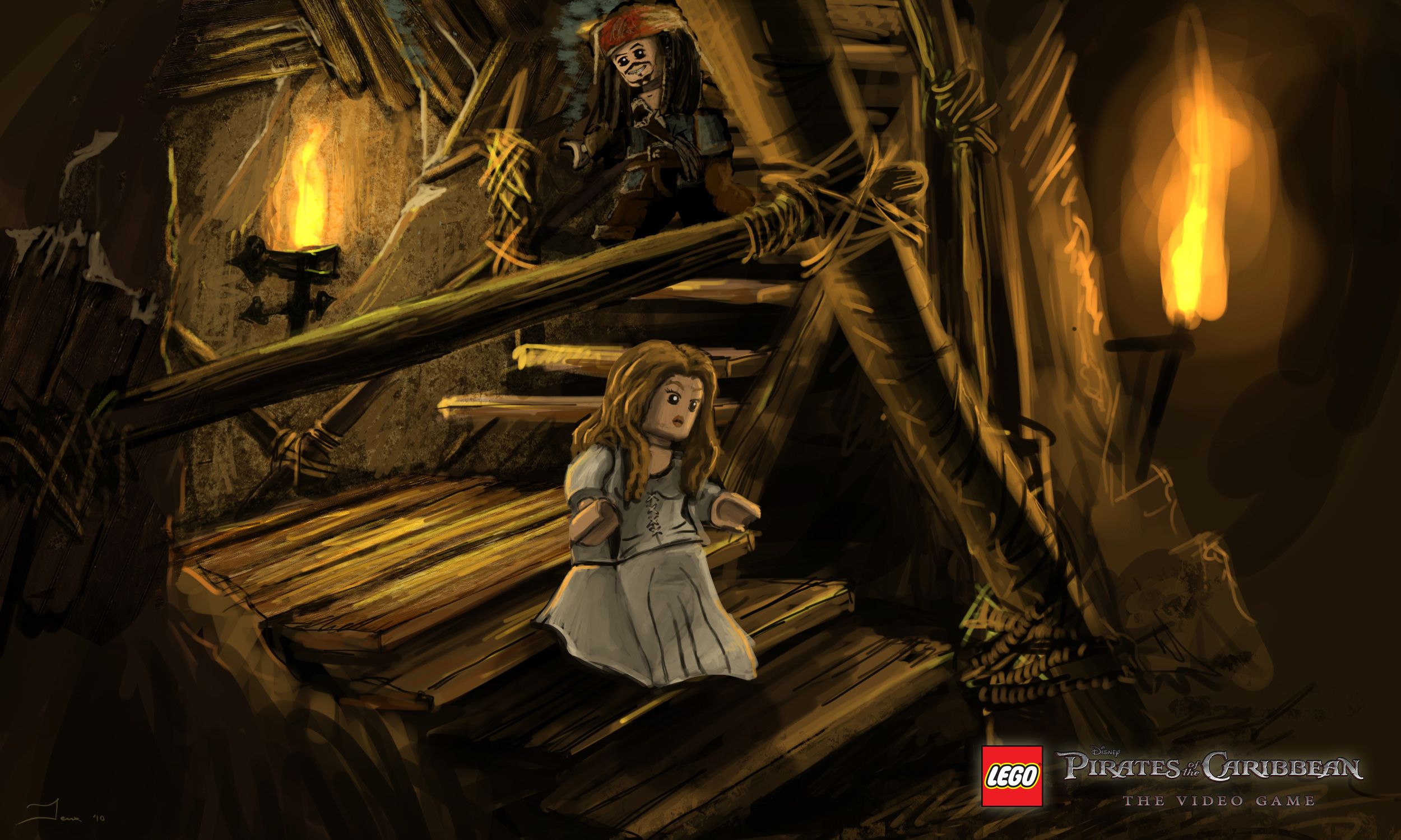 Screenshot of LEGO Pirates of the Caribbean: The Video Game