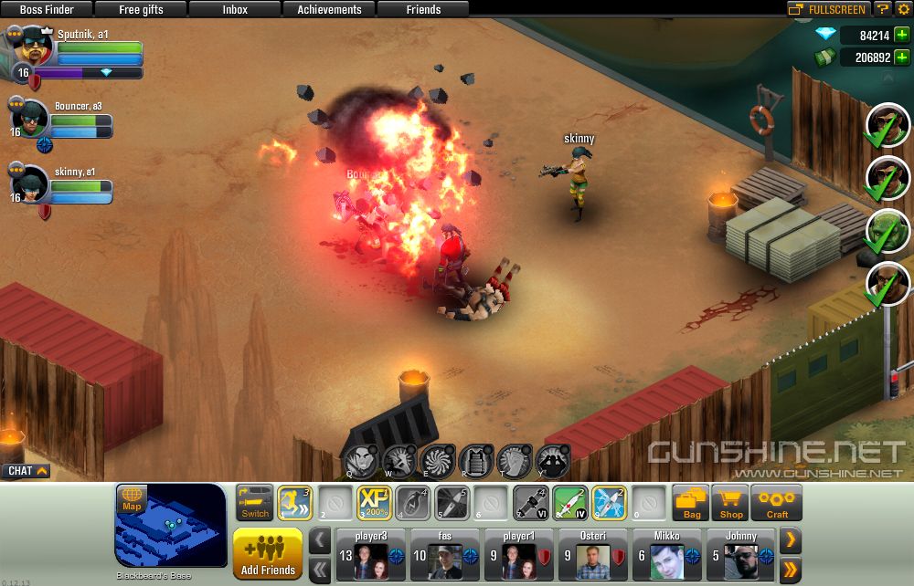 Gunshine.net Brings Real-time MMORPG Action to Facebook