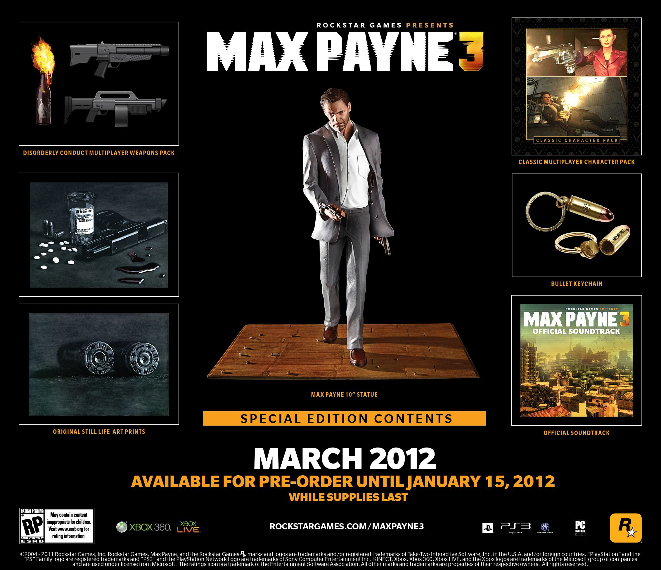 Rockstar Announces Max Payne 3 Special Edition