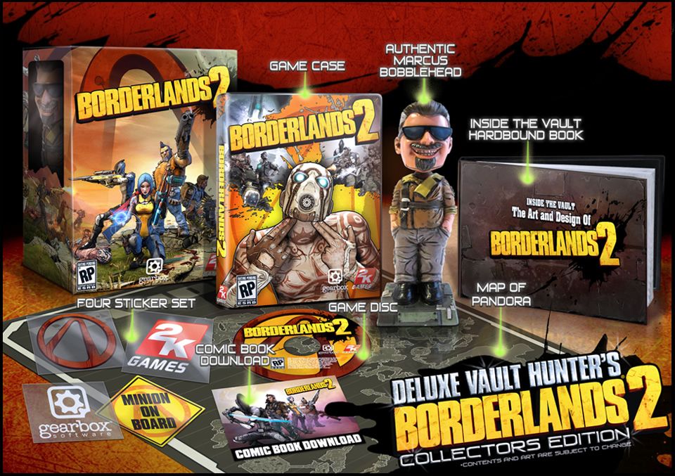 2K Games Reveal Borderlands 2 Limited and Collector's Editions
