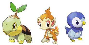 Sinnoh Starter Pokemon Come to Pokemon Black 2 and White 2