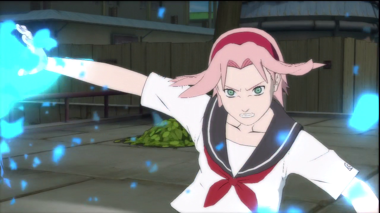 Naruto Shippuden Ultimate Ninja Storm 3 Pre-Order Bonus Costumes Sakura_school