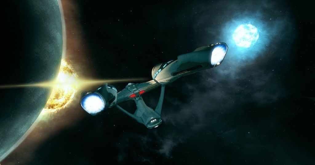 Star Trek - Enterprise and Sunset