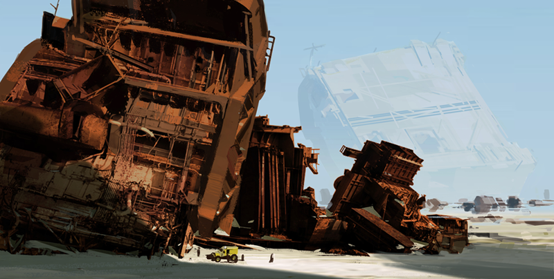 Hardware - Shipbreakers Concept Art - Wrecks