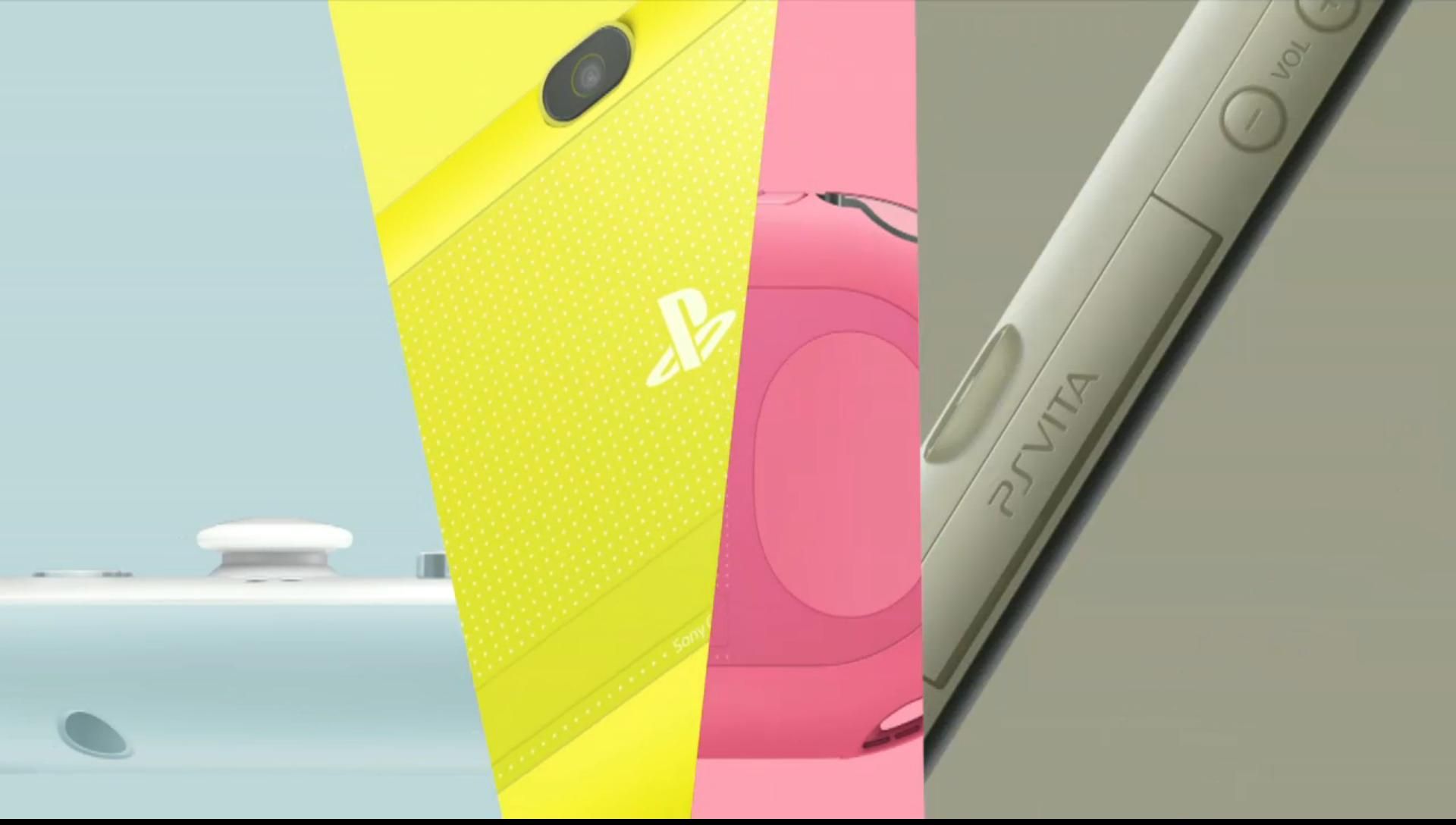 New Model for PS Vita Announced with Lots of Colors and a Trailer