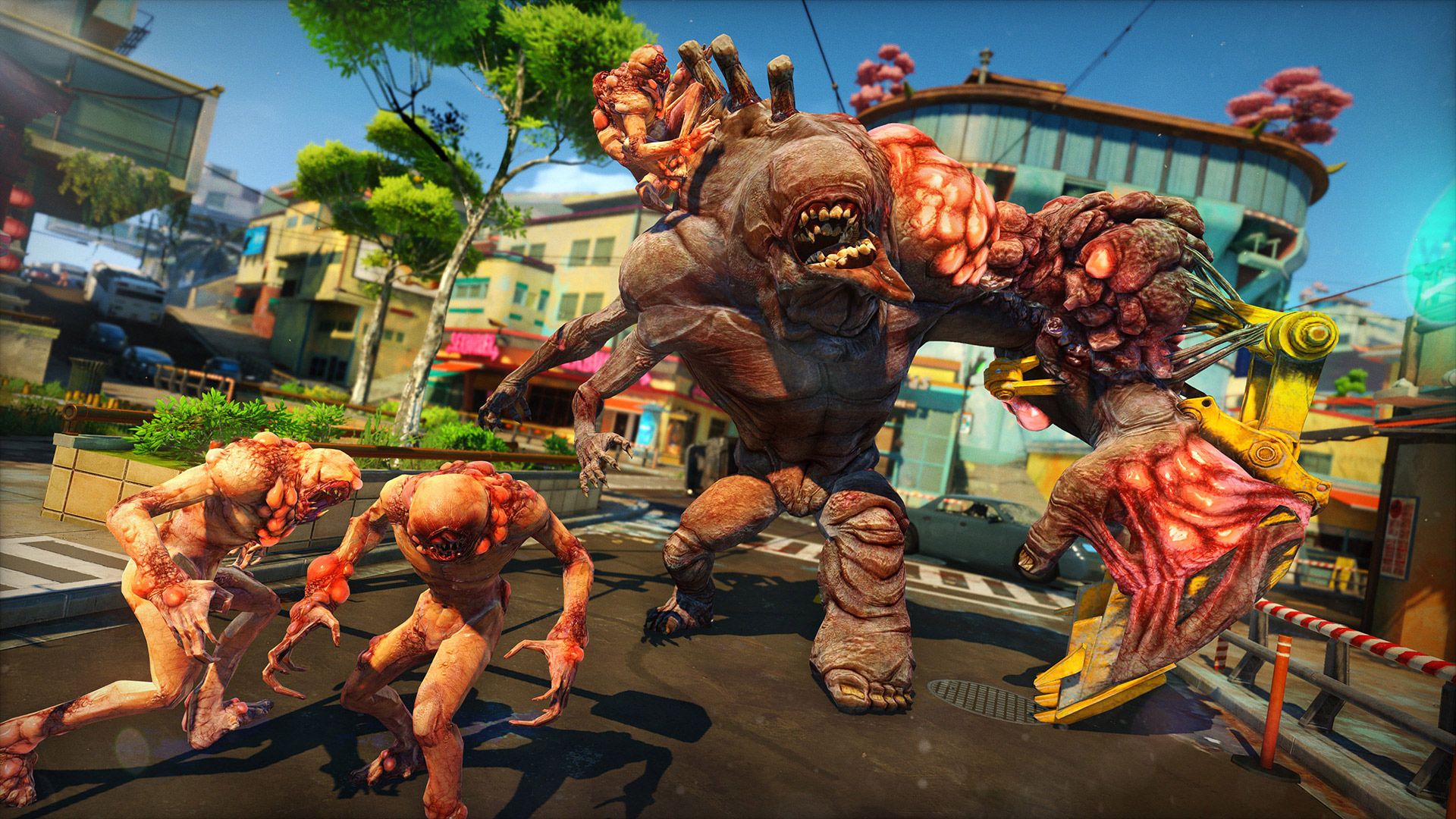 It looks like Sunset Overdrive has 8-player co-op