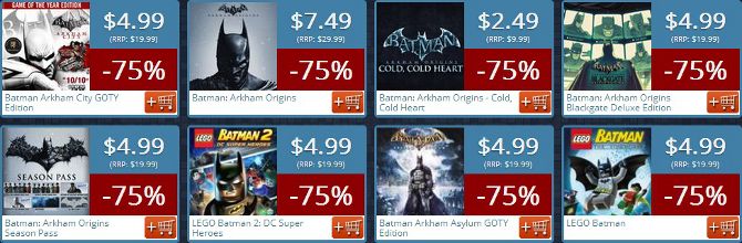 Get Games Batman sale