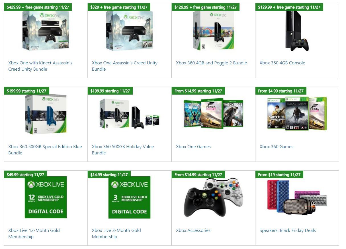 Amazing Microsoft Black Friday Sale Offers Tons of Xbox One Discounts