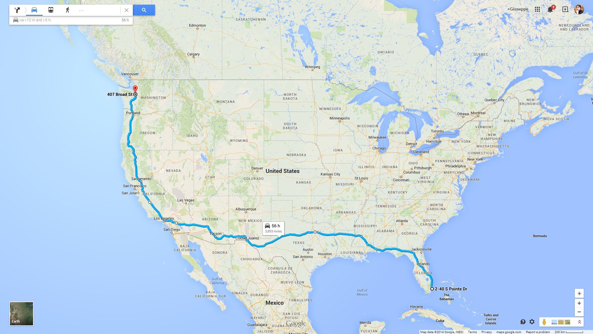 The Crew's Travel Distances Compared to the Real World: 3,893 Miles ...