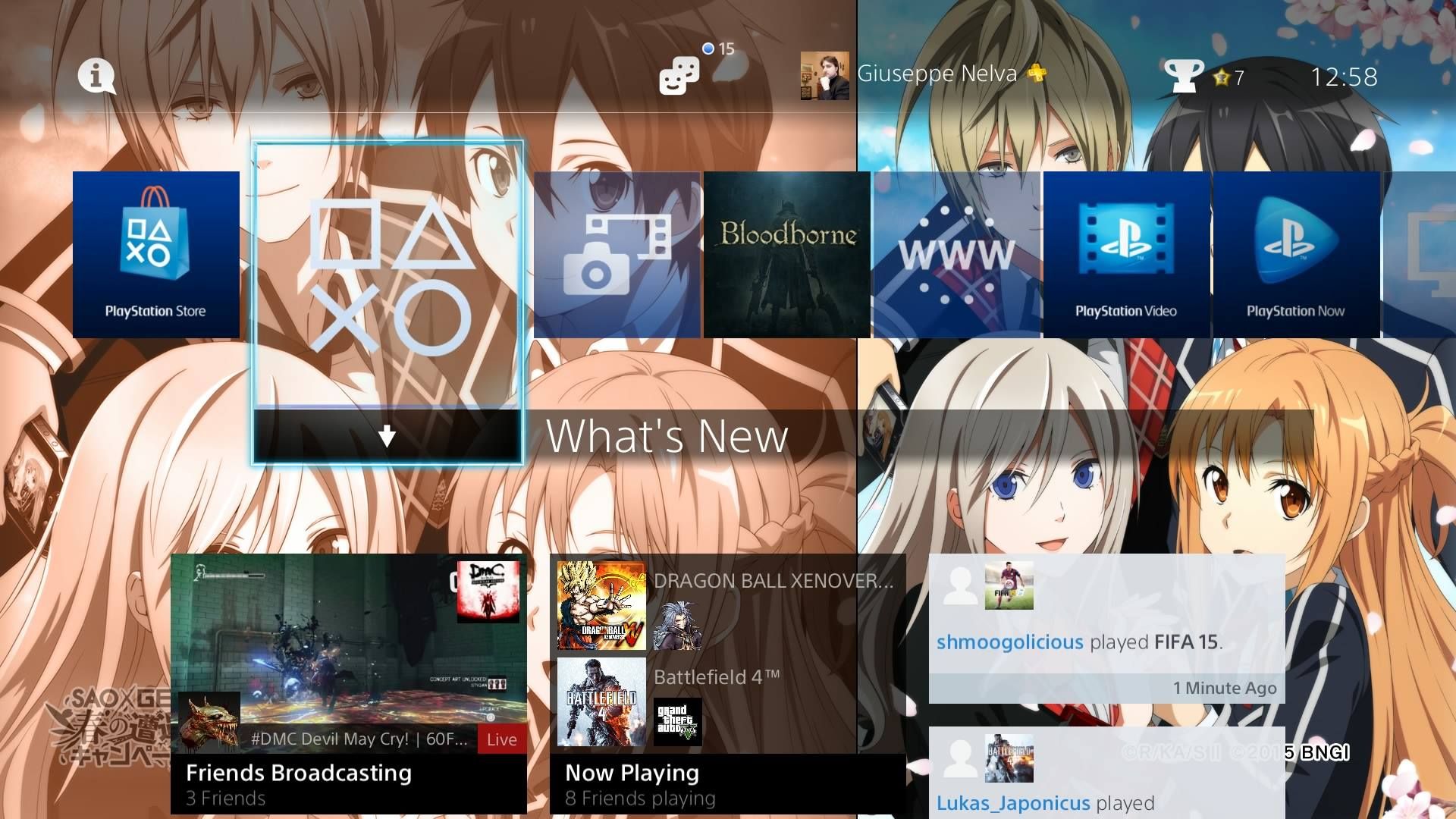 44 Ps4 themes ideas anime playstation4 HD wallpaper  Pxfuel