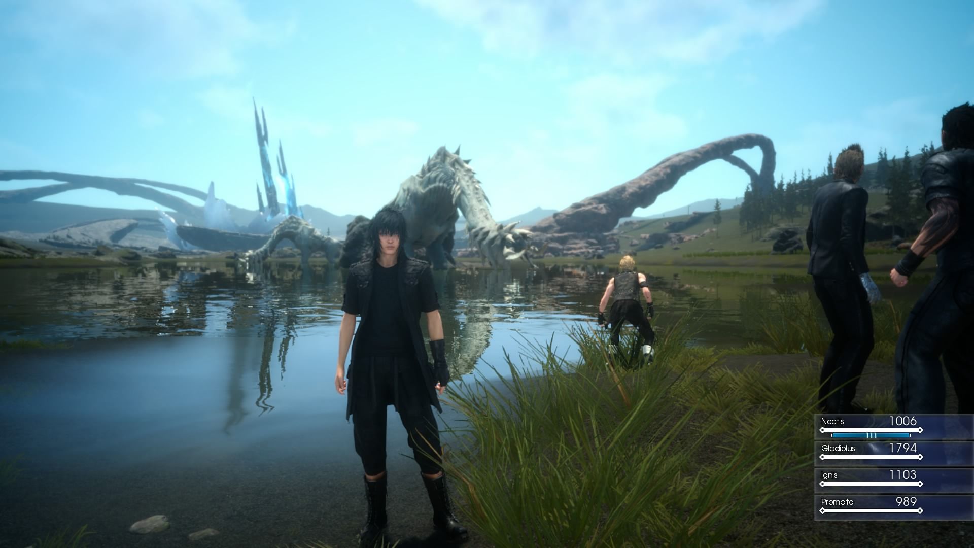 101 Final Fantasy XV Episode Duscae 2.0 PS4 Screenshots Show New Features, Enormous Catoblepas