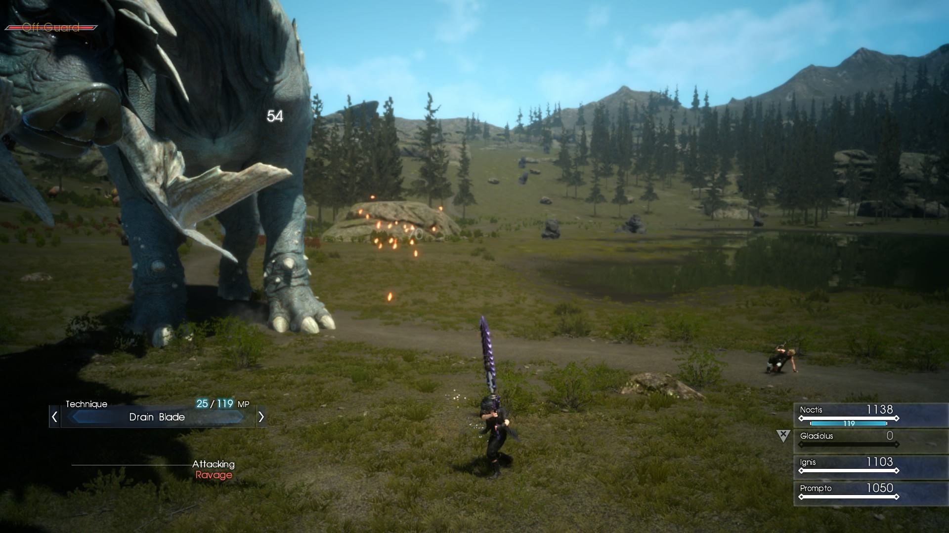 101 Final Fantasy XV Episode Duscae 2.0 PS4 Screenshots Show New Features, Enormous Catoblepas