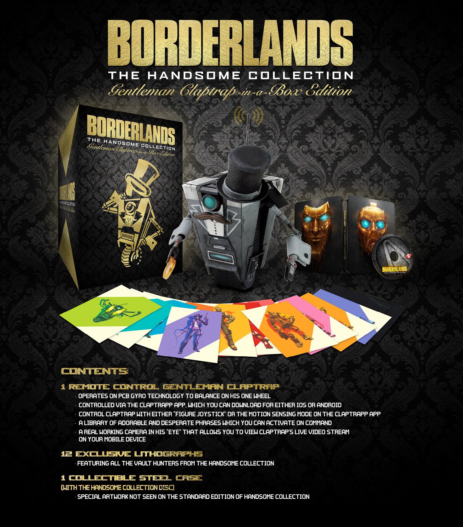 Borderlands: The Handsome Collection Gets Classy with New Claptrap ...