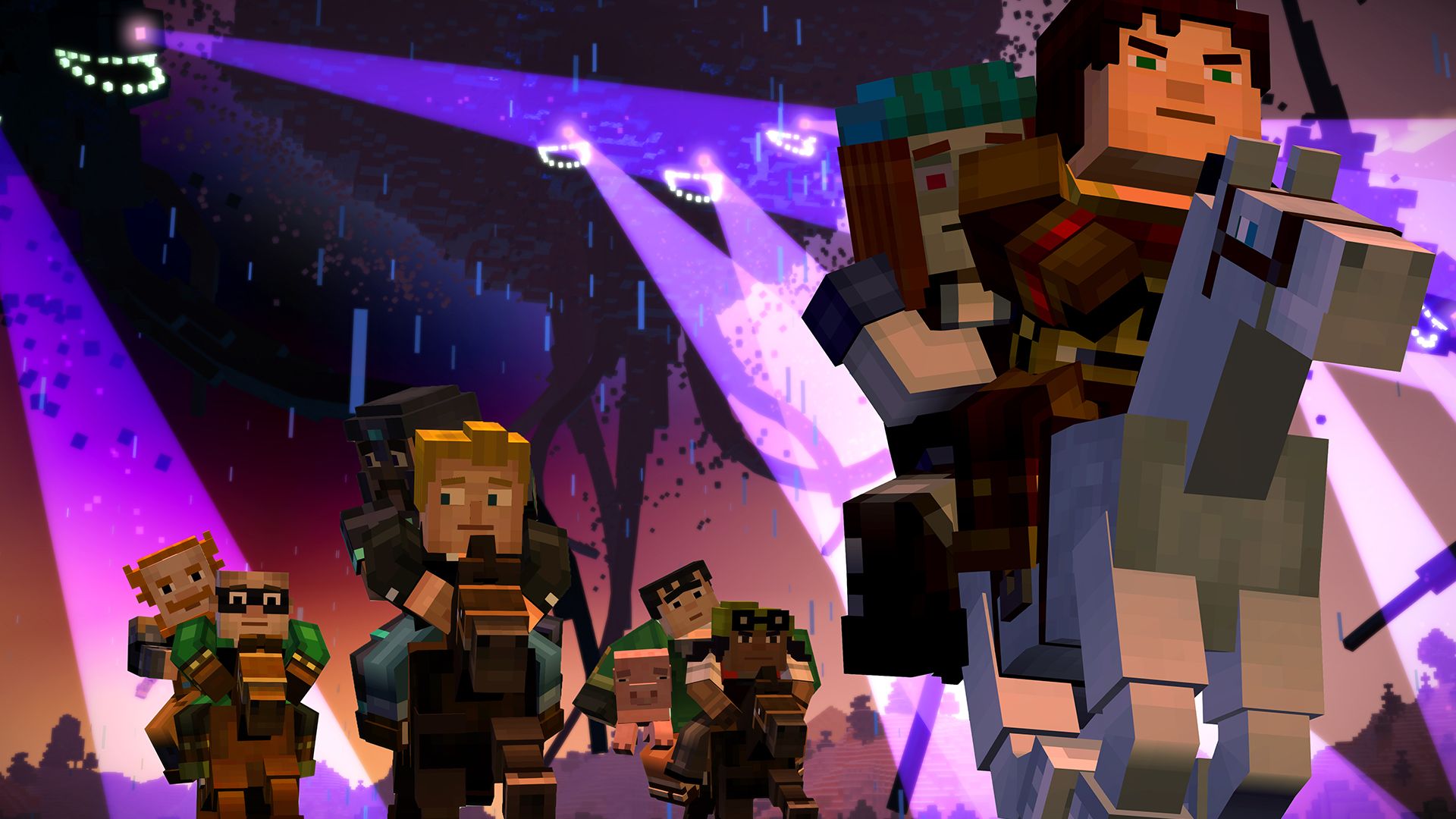 Minecraft STORY MODE MOD  WITHER STORM, JESSIE, SKY DIMENSION, & MORE!! 