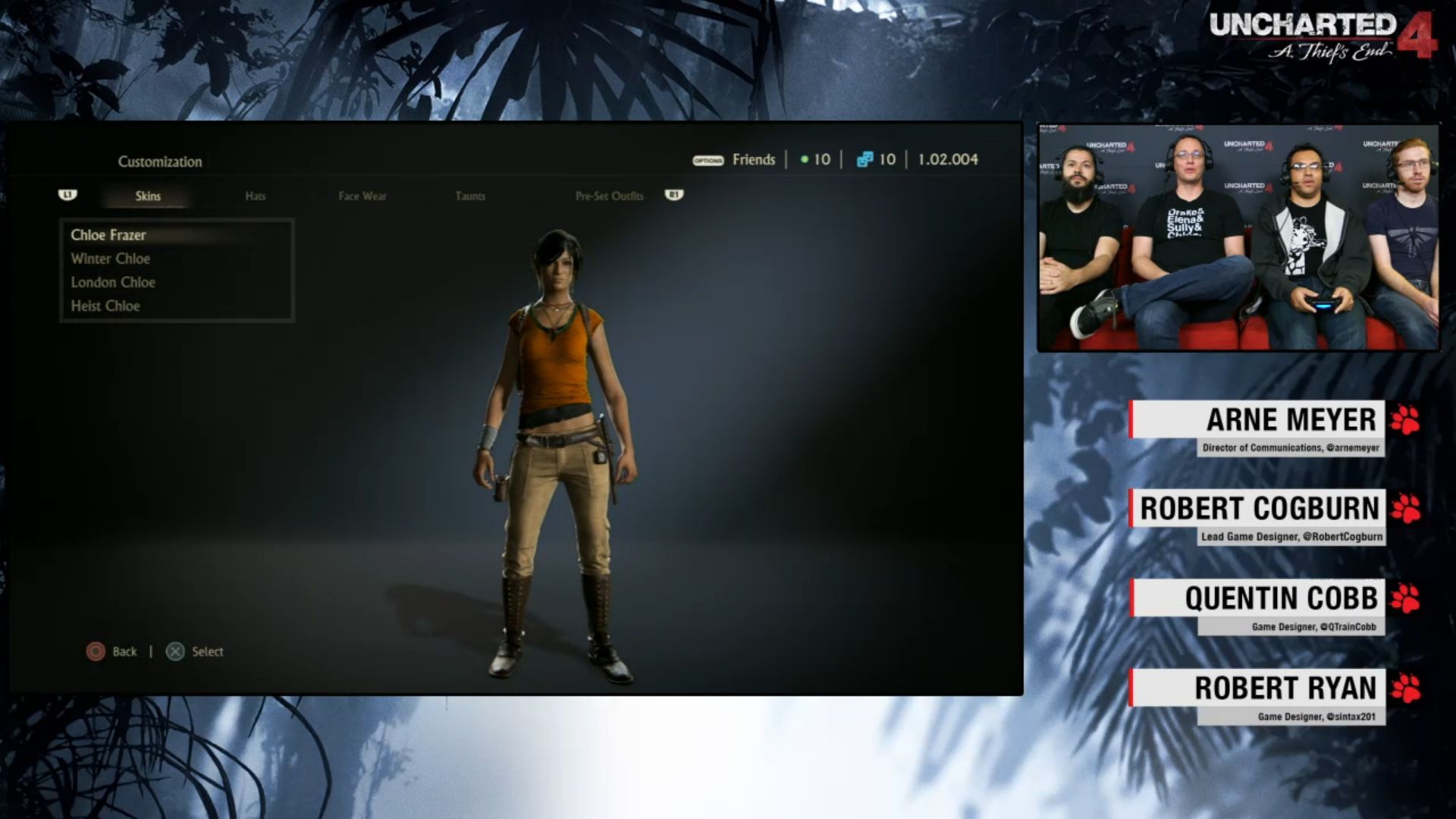 Uncharted 4 A Thief's End Control Schemes, Customization, Taunts
