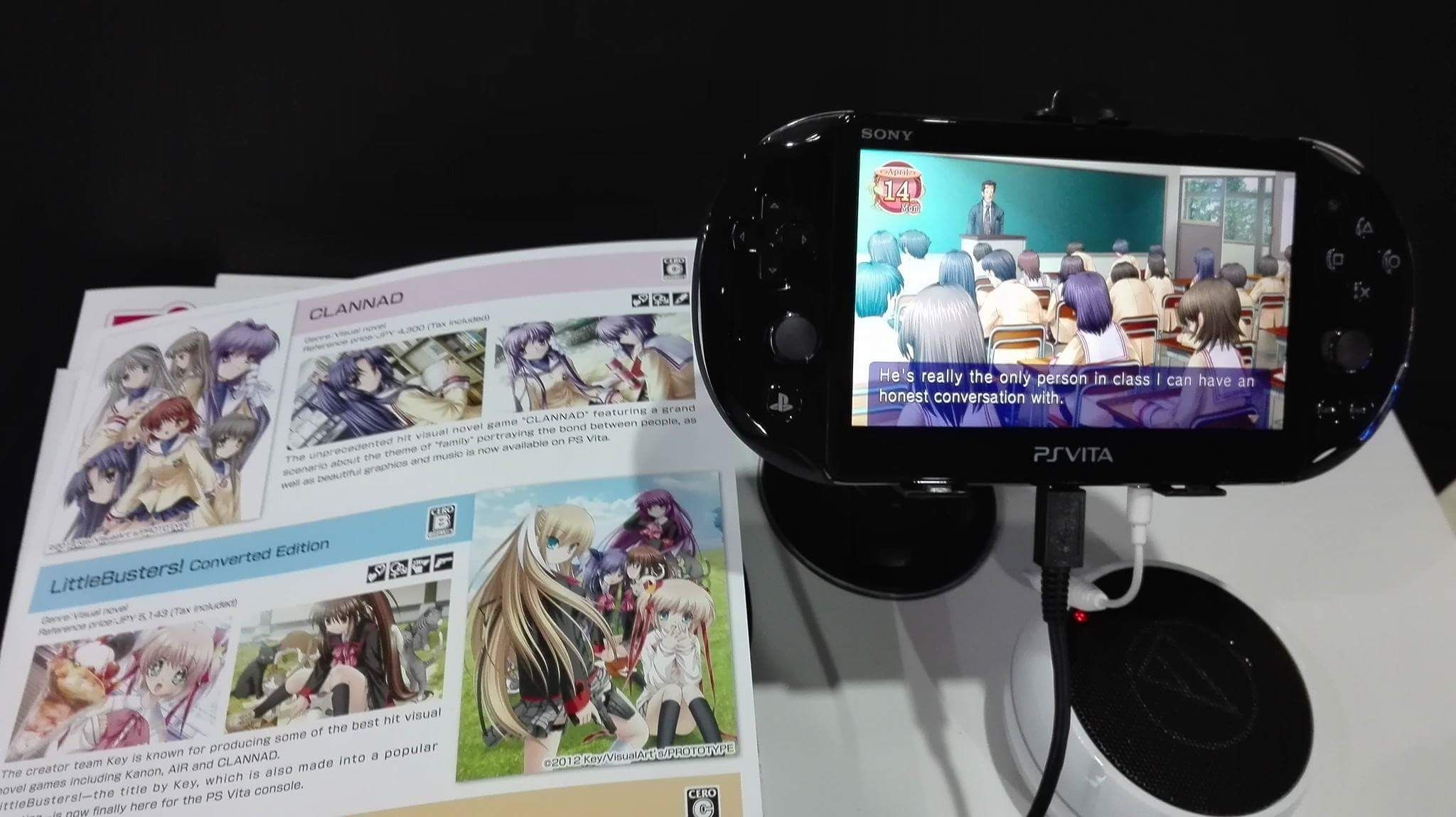 English Version of Visual Novel Clannad Shown at TGS on PS Vita