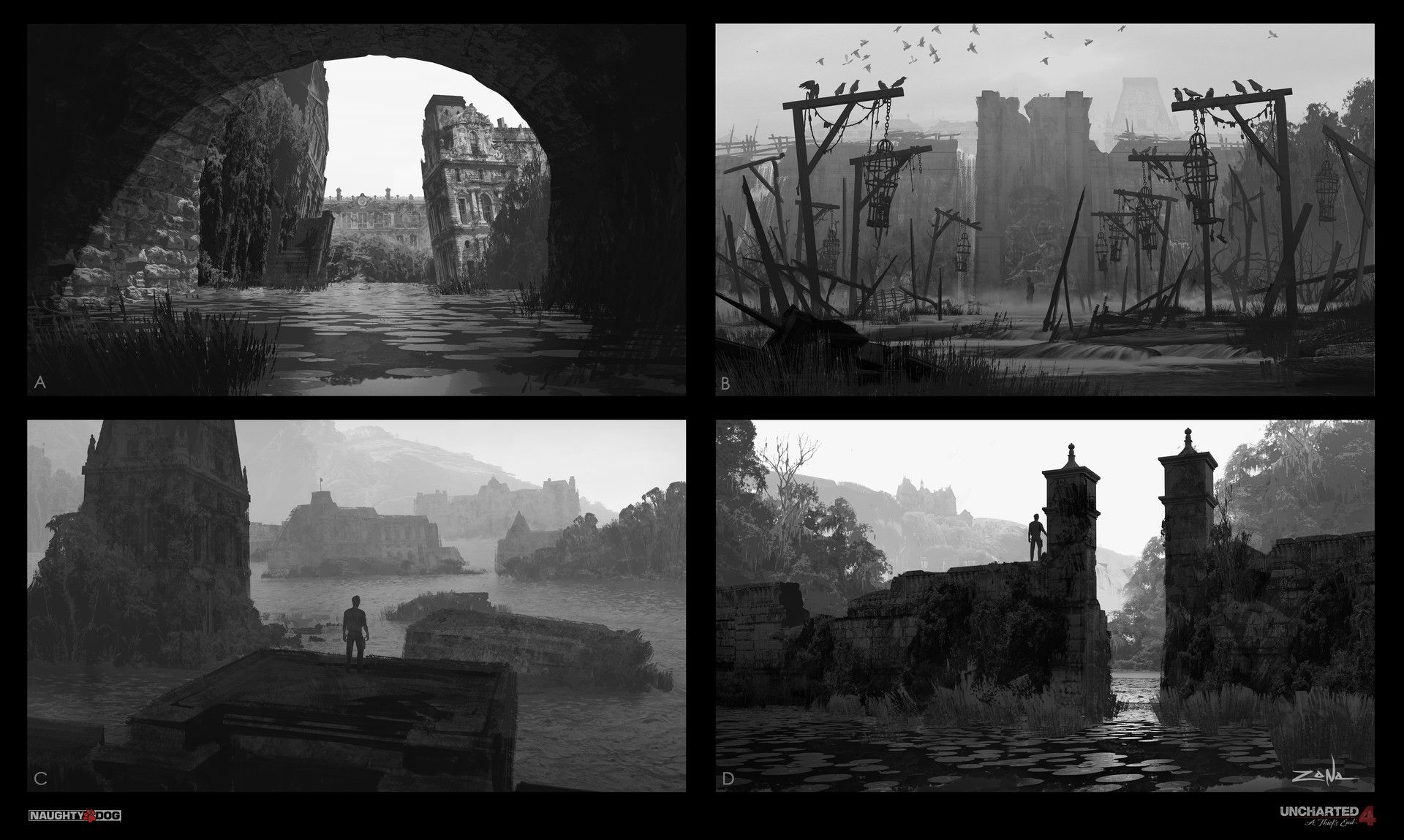 Uncharted 4 Concept Artist Releases New Artwork Showing the Game's ...