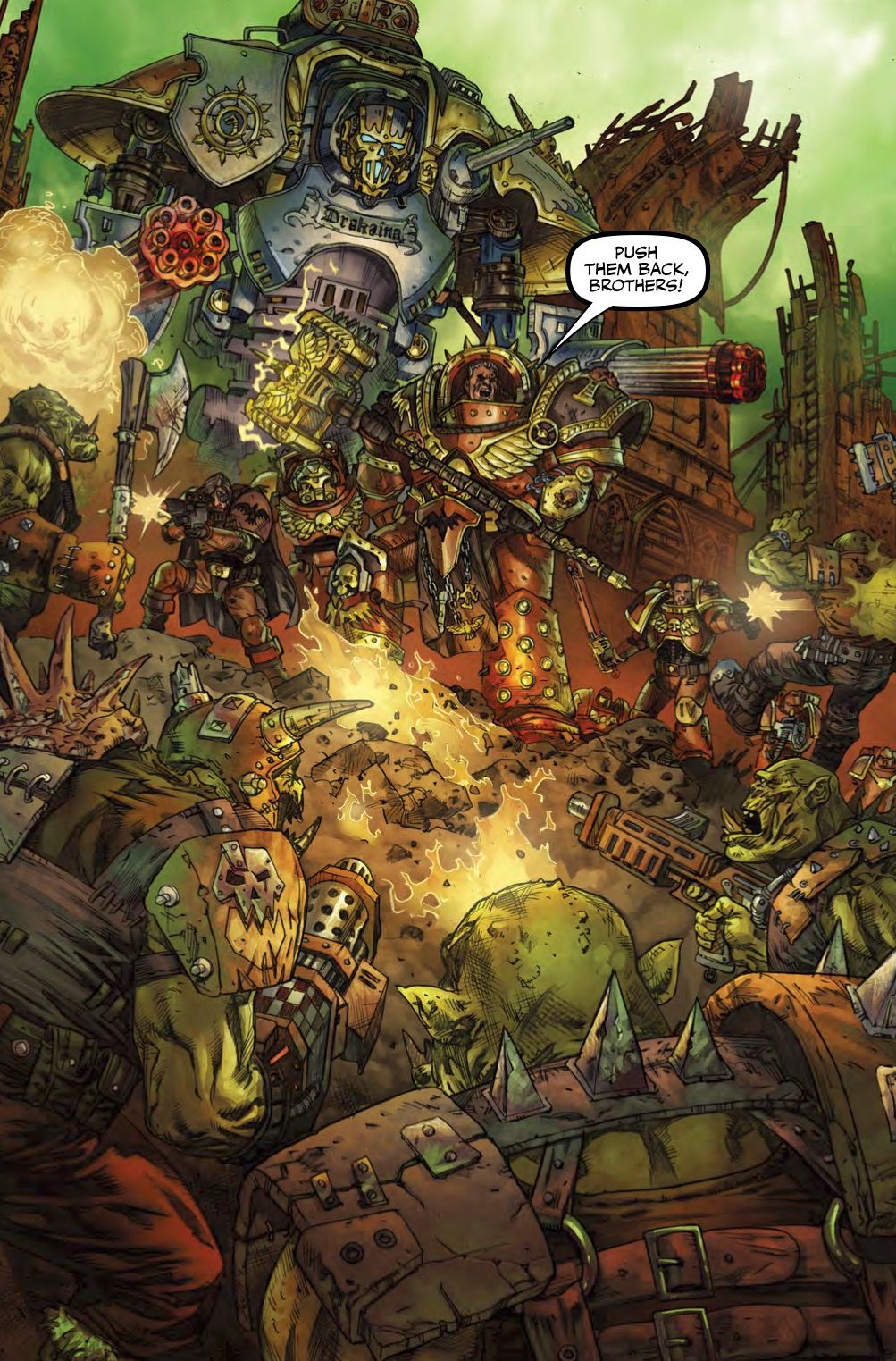 Here's Your First Look on Warhammer 40,000: Dawn of War III's Comic