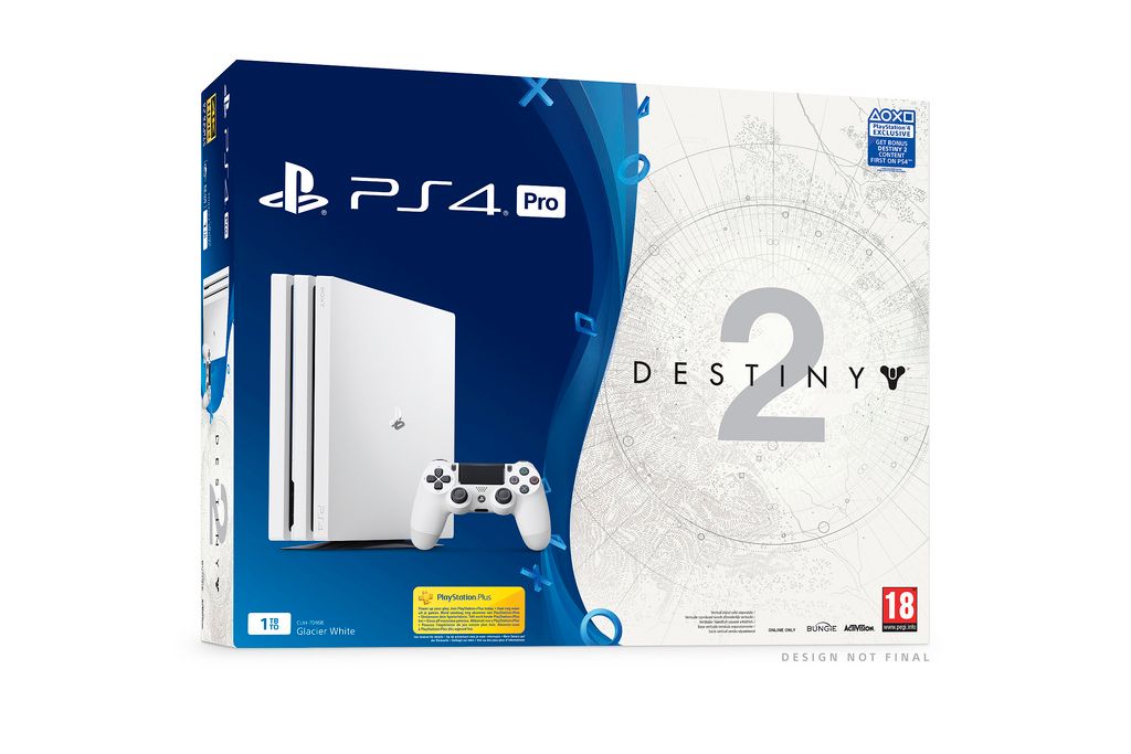 Glacier White PS4 Pro Announced as Part of a Destiny 2 Bundle