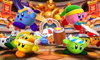 Kirby: Battle Royale for Nintendo 3DS Receives Adorable Artwork, Box Art,  and Gameplay Screenshots