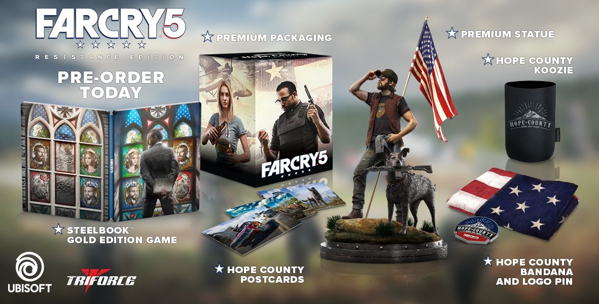 GameStop Exclusive Far Cry 5 Resistance Edition Announced