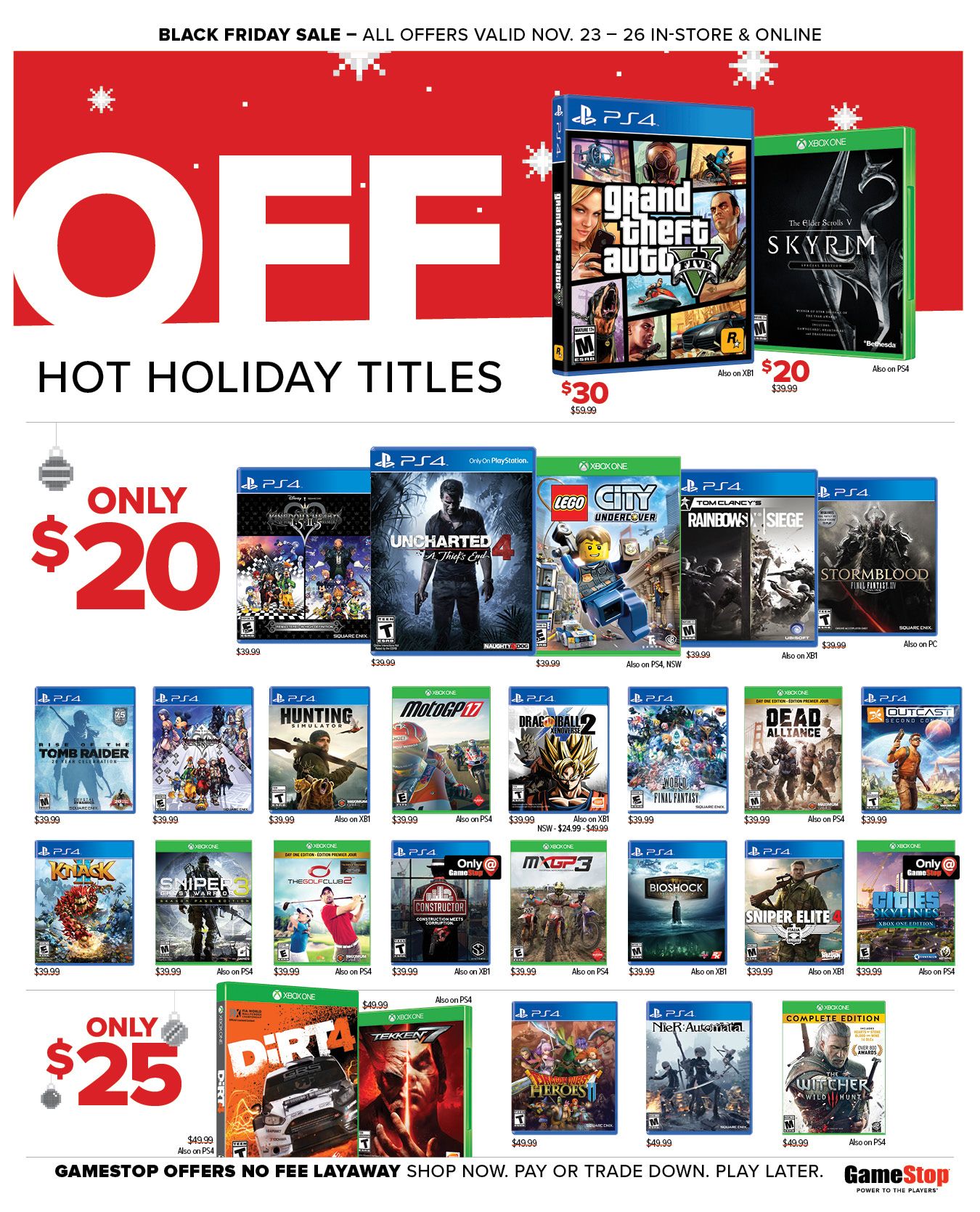 GameStop Black Friday Ad Reveals Deals and Discounts Aplenty