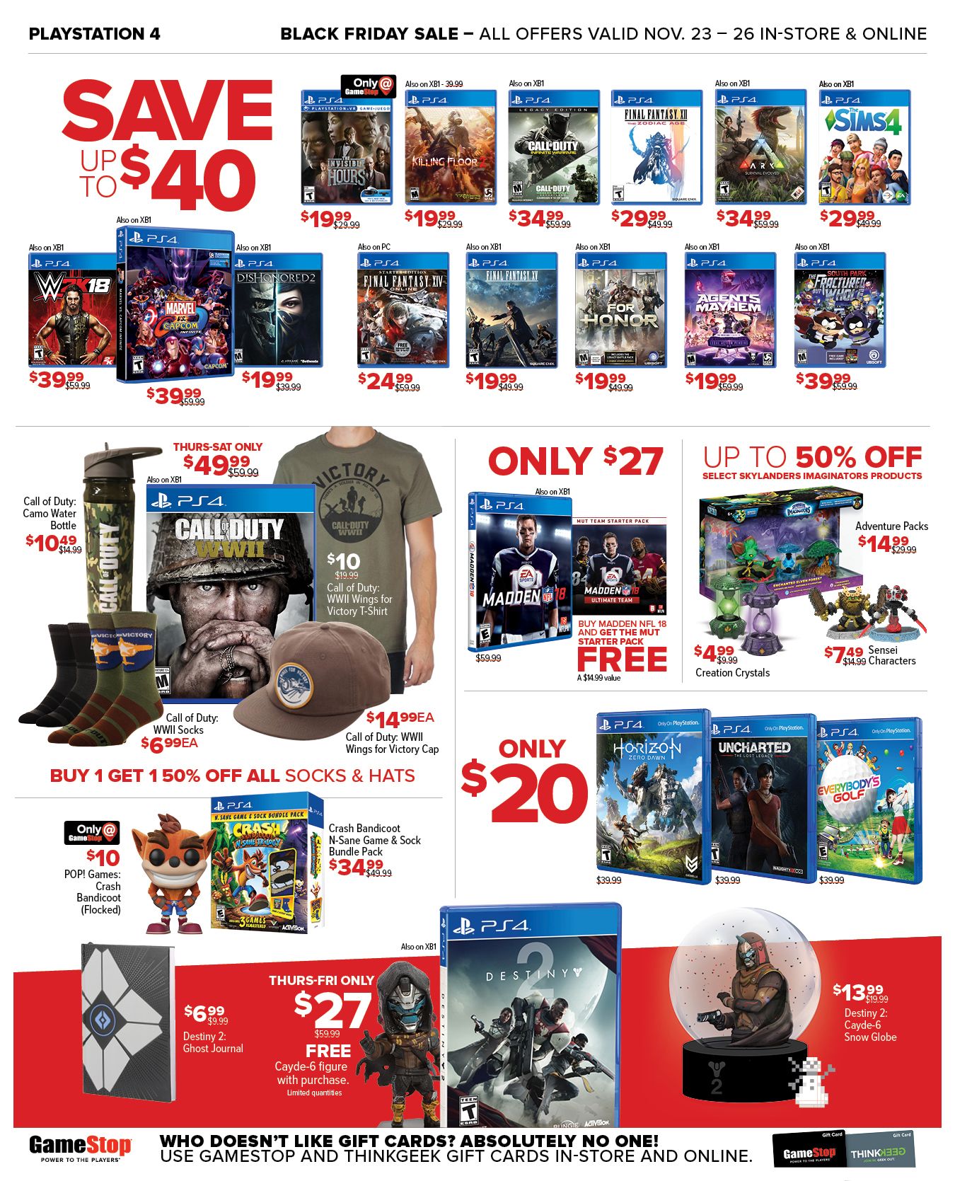 GameStop Black Friday Ad Reveals Deals and Discounts Aplenty