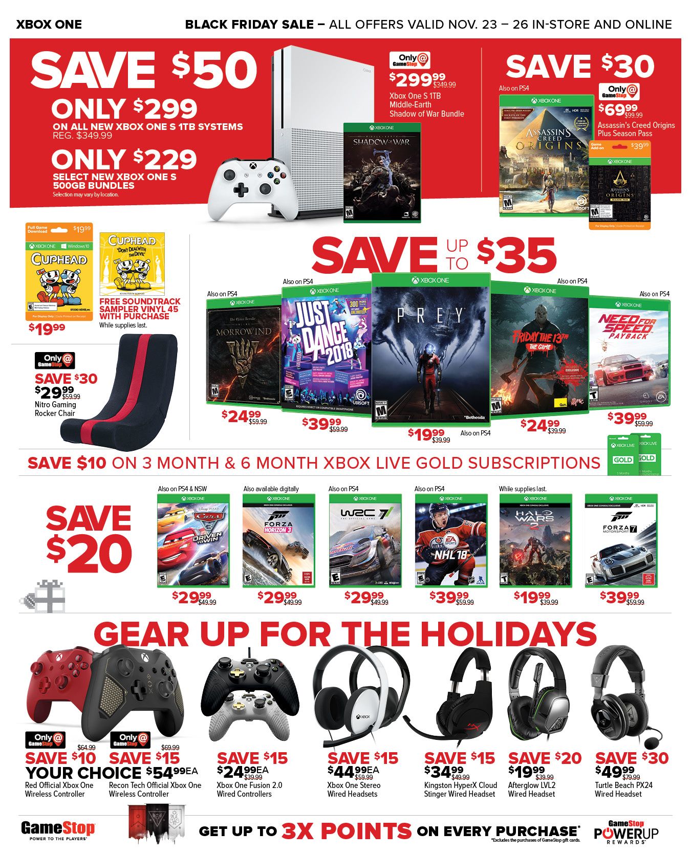 GameStop Black Friday Ad Reveals Deals and Discounts Aplenty