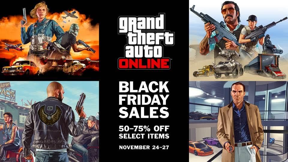 Grand Theft Auto Online Black Friday Sale 2017
