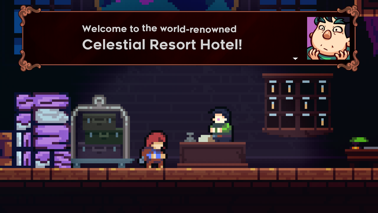 Madeline stops by the Celestial Resort Hotel