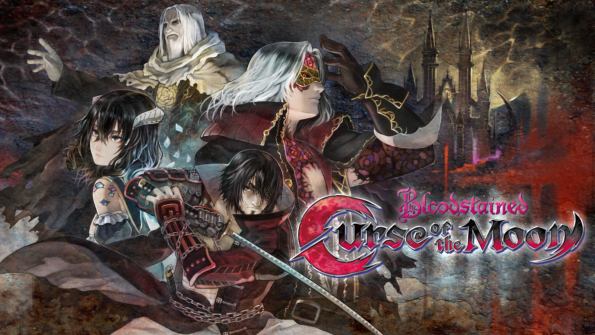 Bloodstained Curse of the Moon - Hero Banner