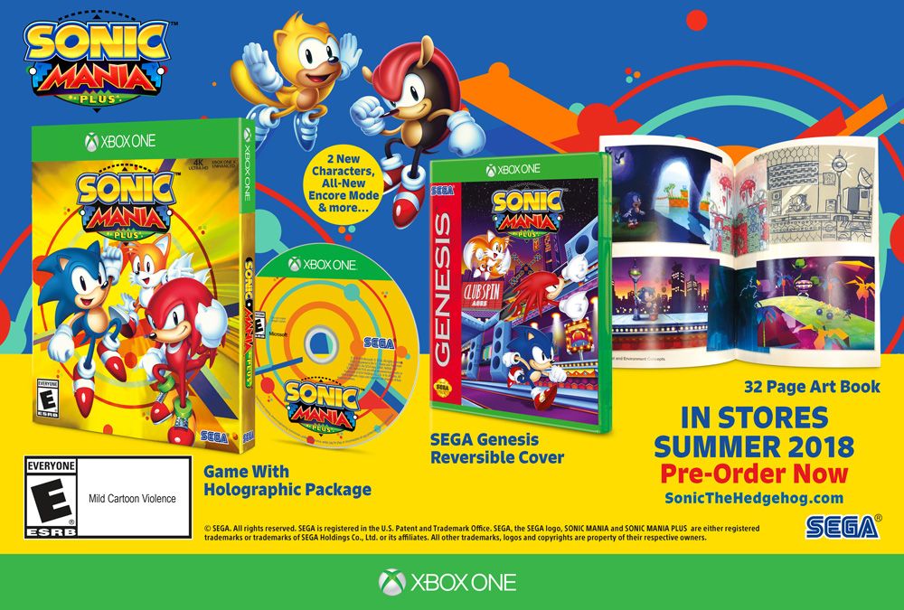 Sonic Mania Plus has reversible Sega Genesis, Mega Drive covers - Polygon