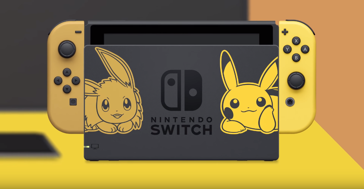 Nintendo Switch Pokemon Eevee Pikachu