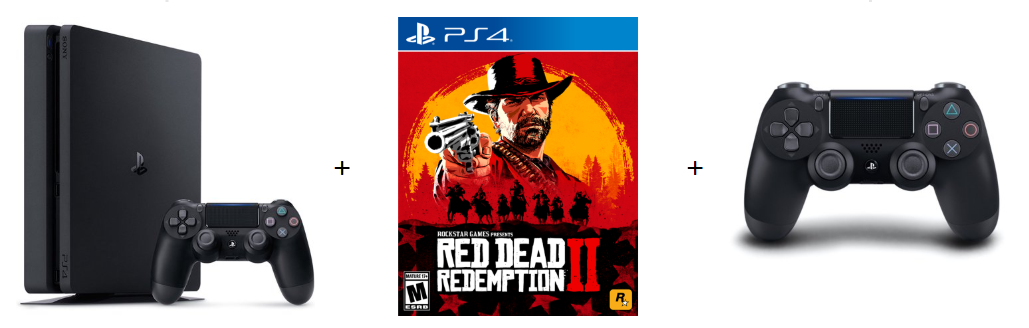Grab a 1TB PS4 Slim with Red Redemption 2 & Controllers for