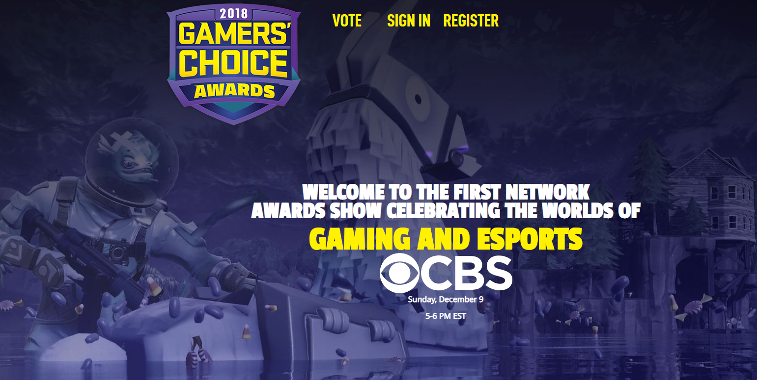 CBS Gamers' Choice Awards