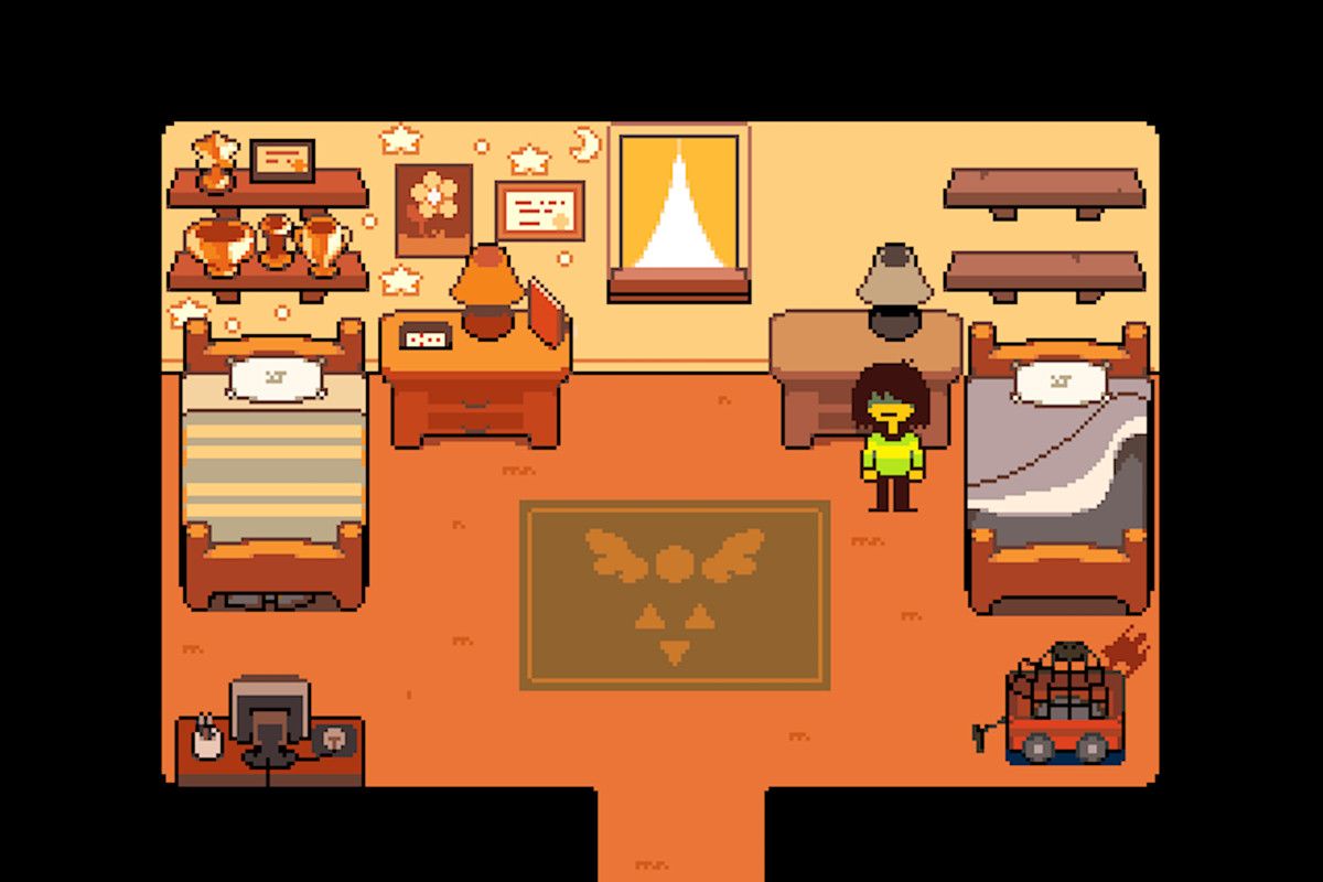 deltarune bedroom