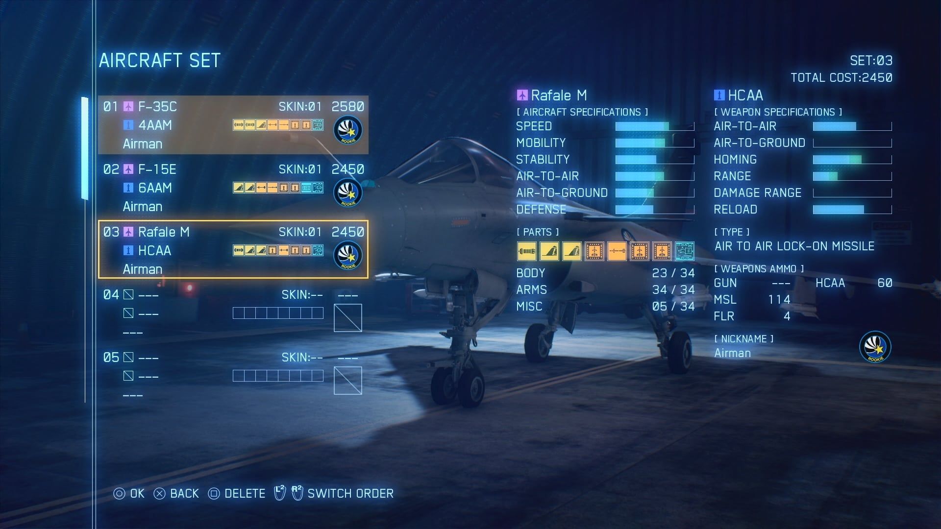 F-35C -Stealth- Modification Kit at Ace Combat 7: Skies Unknown