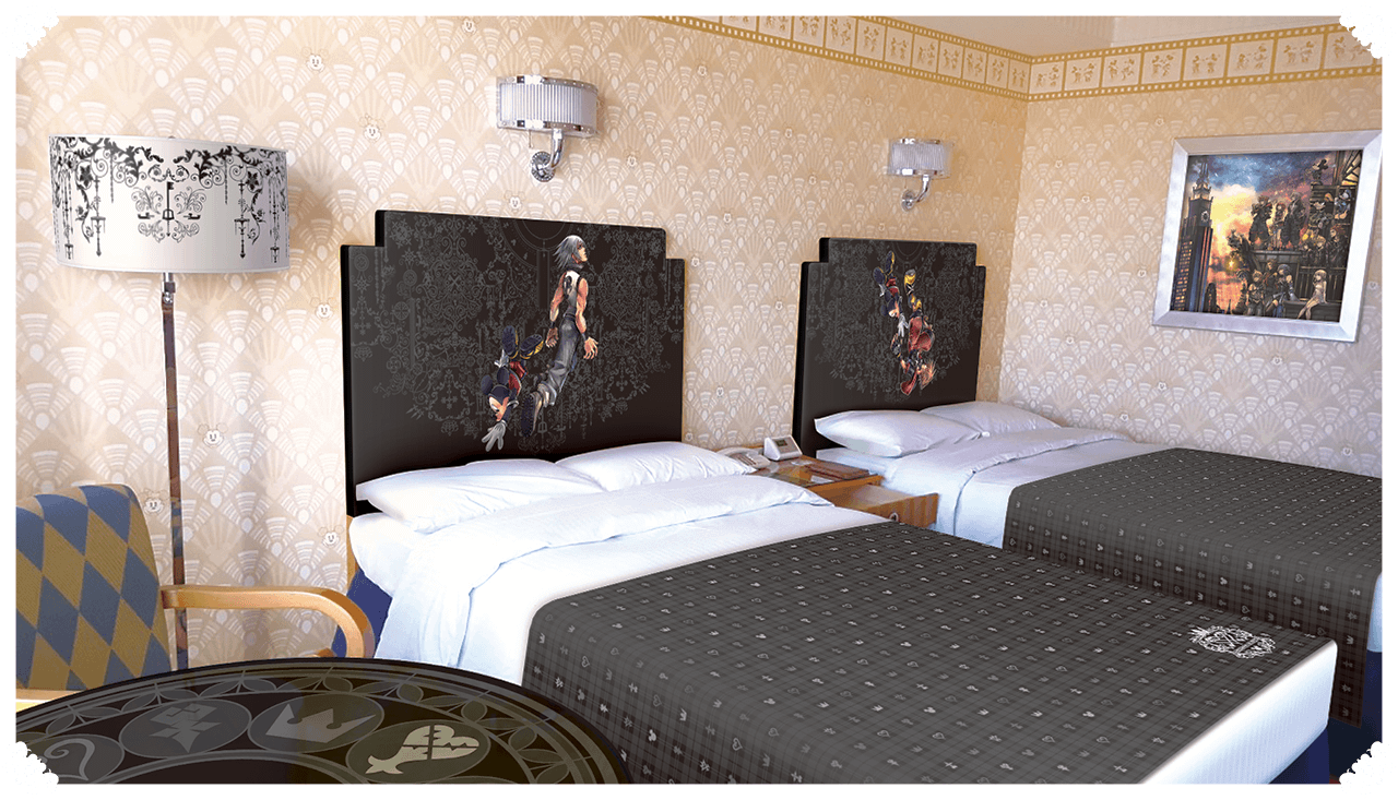 Kingdom Hearts III Hotel Bed