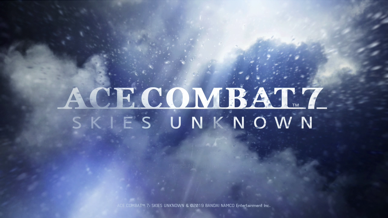 Ace Combat 7: Skies Unknown Title Screen