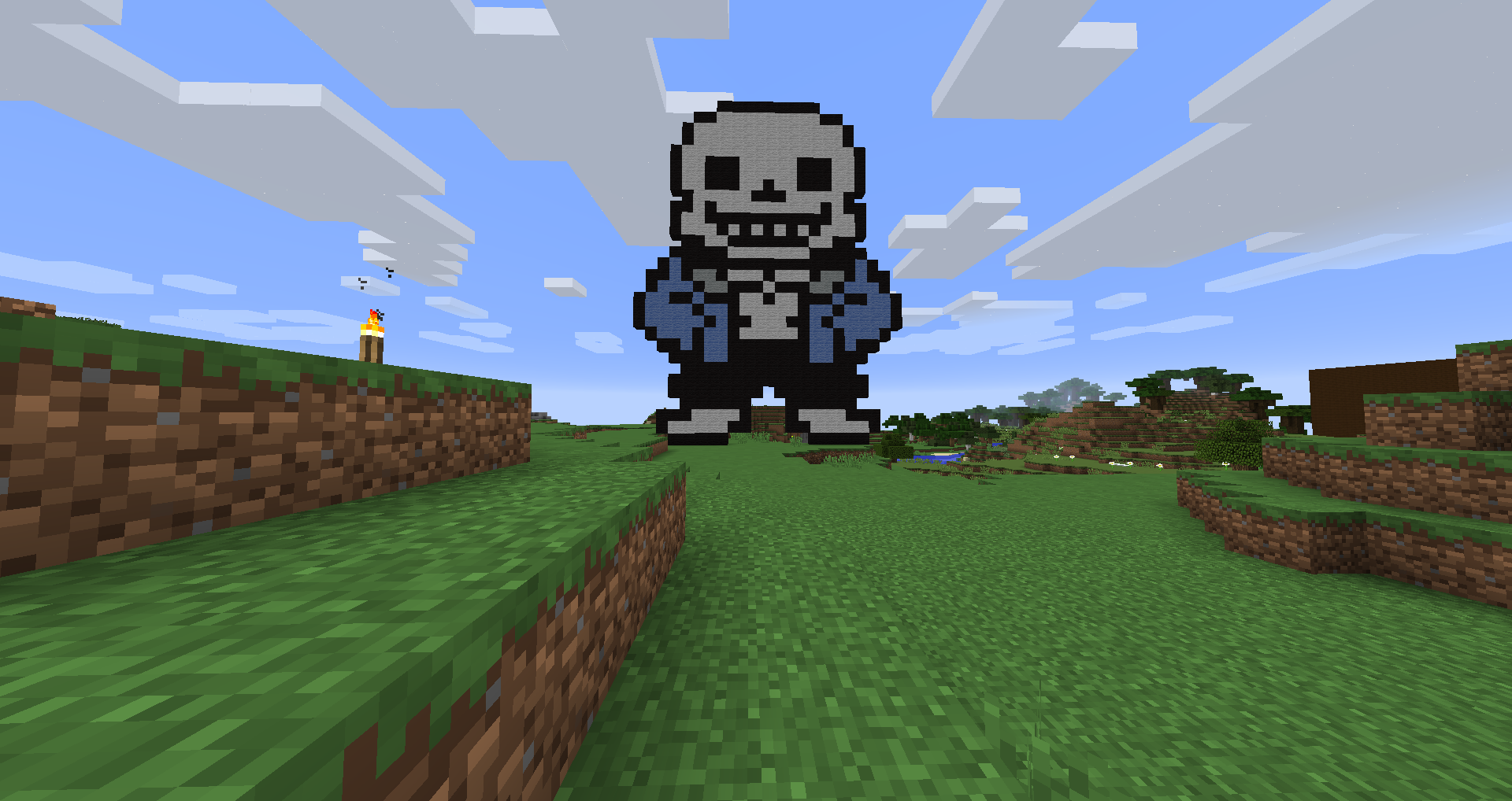 Sans Undertale Pixel Art : r/Minecraft