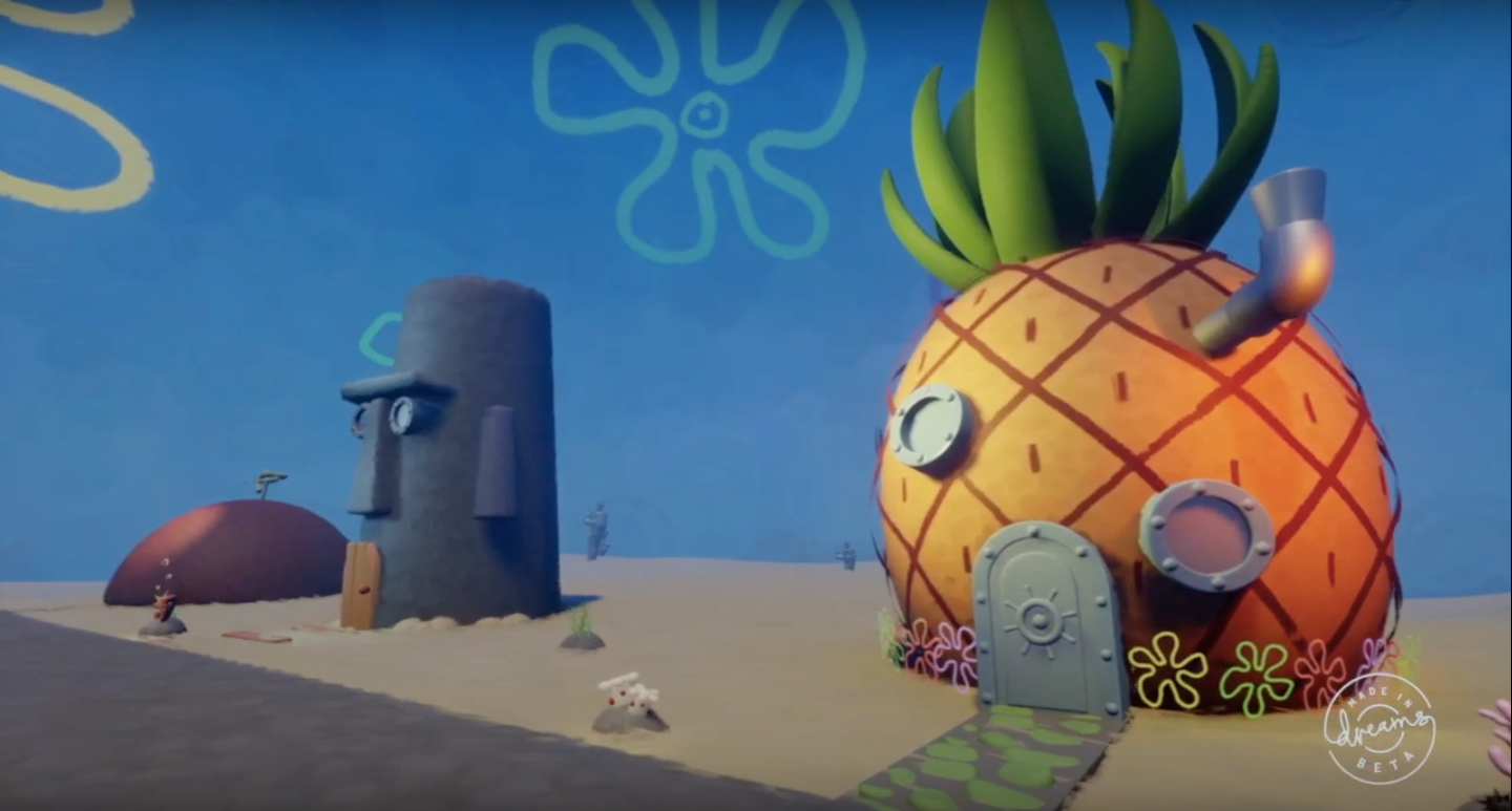 Spongebob Squarepants Dreams PS4 Video YouTube Super Bowl 2019