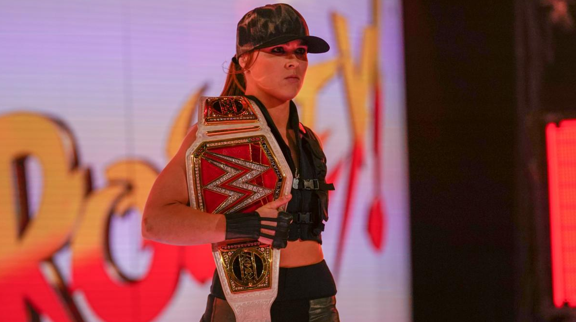 Ronda Rousey Sonya Blade WWE Elimination Chamber