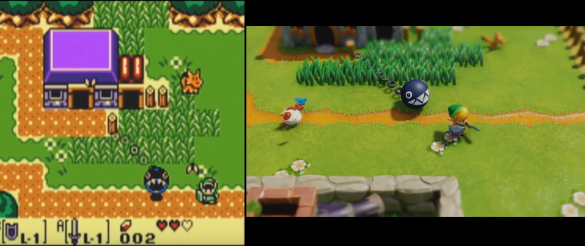 The Legend of Zelda: Link's Awakening Remake Graphics Comparison - IGN