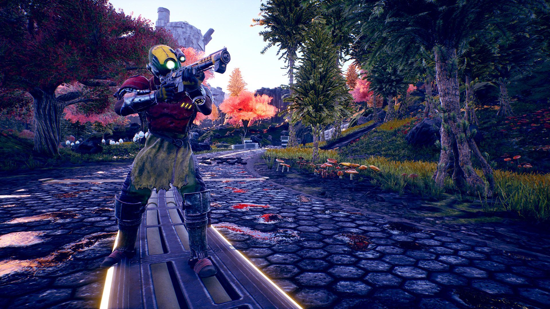 The Outer Worlds Obsidian Entertainment Fallout PC PS4 Xbox One Interview Level Caps Procedural Generation