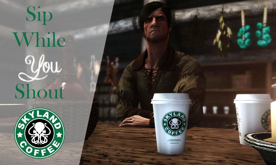 Famous Game of Thrones Coffe Cup Appears in Skyrim Mod